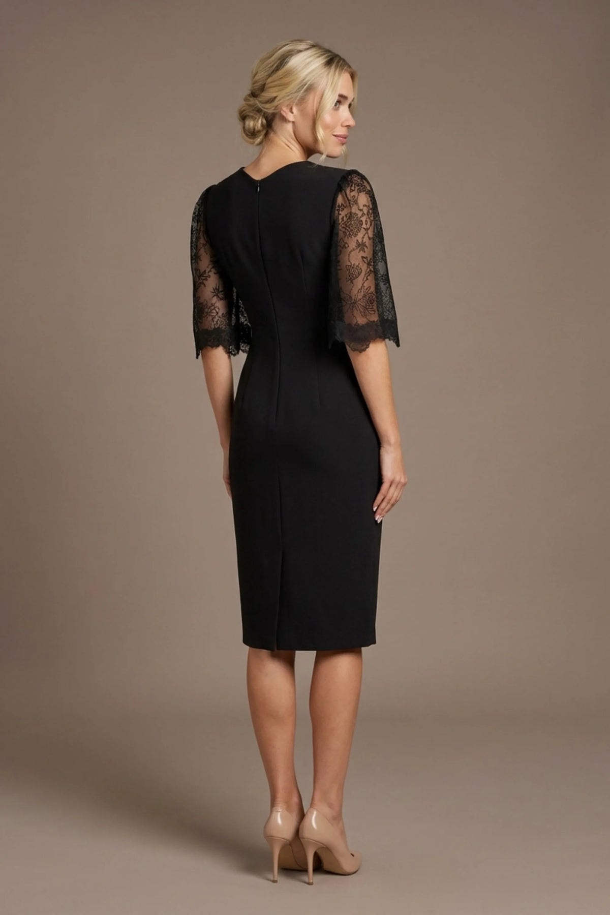 Lovelock French Lace Sleeve Dress – Diva Catwalk, image 23