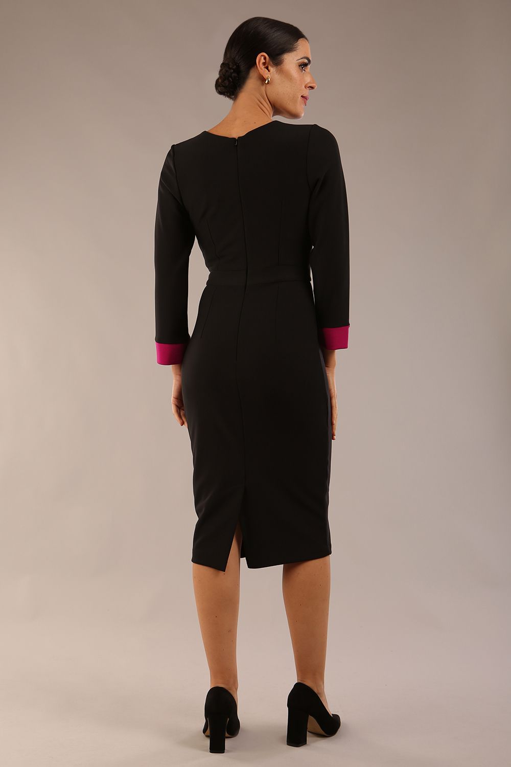 Bounty Contrast Pencil Dress – Diva Catwalk, image 6