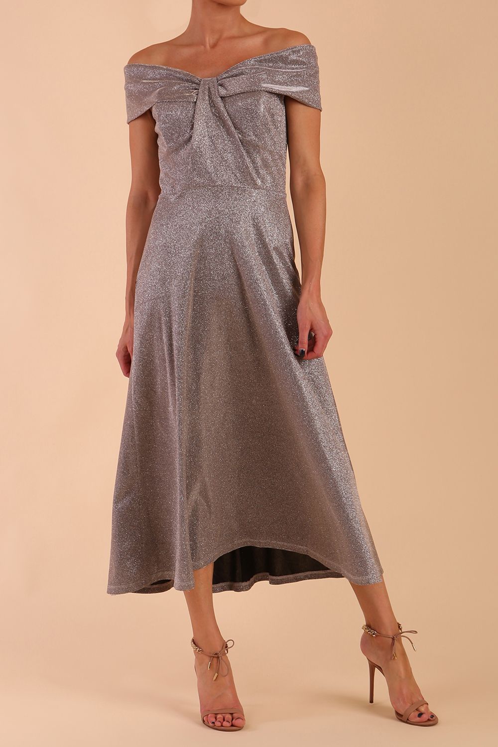 Capri A-Line Midaxi Glitter Dress – Diva Catwalk, image 7