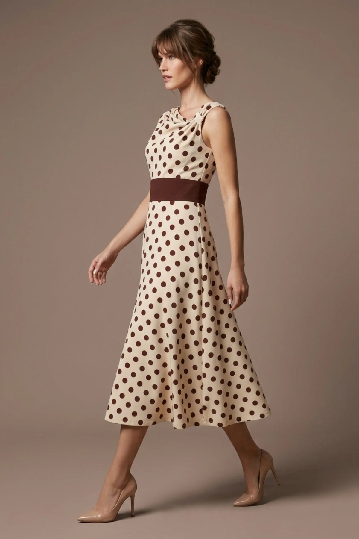 Suffolk Contrast Midriff Spot Dress – Diva Catwalk, image 13