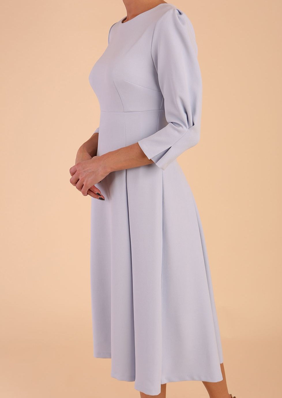 Harpsden Sleeved A-line Dress – Diva Catwalk, image 11