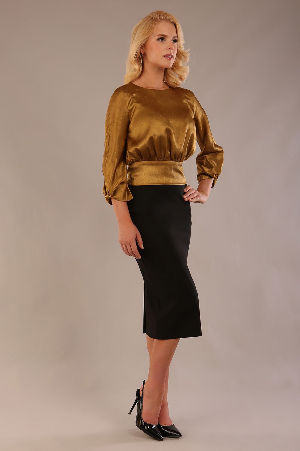 Hollywood Lustre Gold Top – Diva Catwalk, image 3