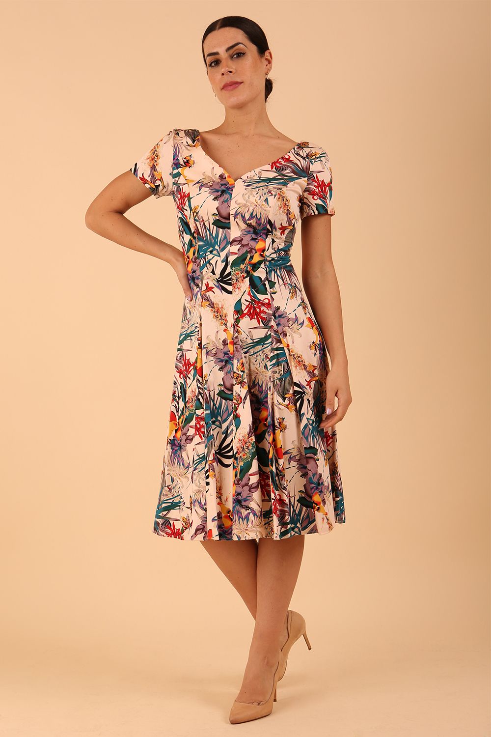 Iris Print Dress – Diva Catwalk, image 12