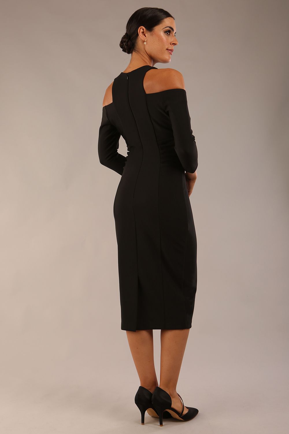 Kelso Pencil Dress in Black – Diva Catwalk, image 7