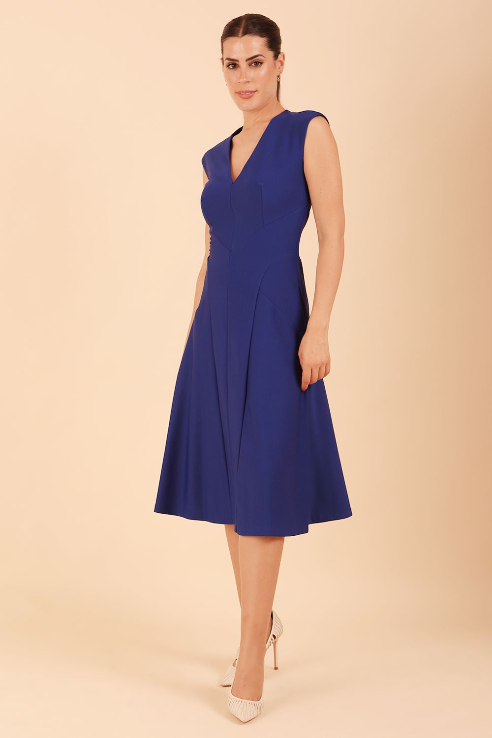 Rochelle Swing Dress in Cobalt Blue – Diva Catwalk, image 20