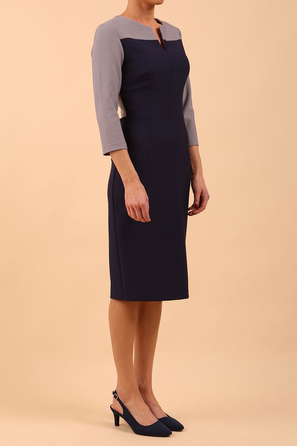 Seed Katykat Contrast Pencil Dress – Diva Catwalk, image 7