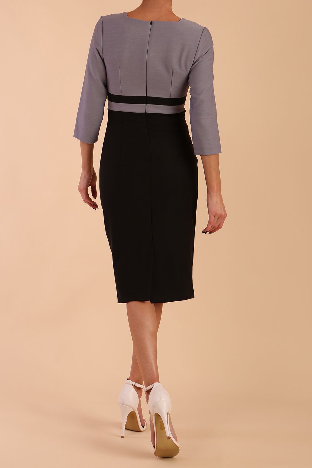 Seed Limelight Contrast Three Quarter Sleeve Dress – Diva Catwalk, image 11