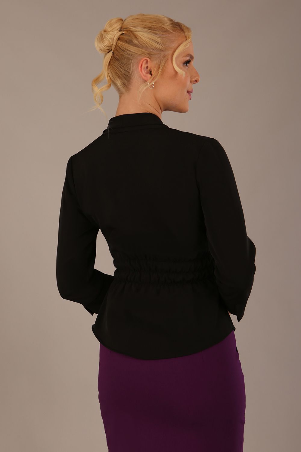 Trina 3/4 Sleeve Wrap Top – Diva Catwalk, image 9