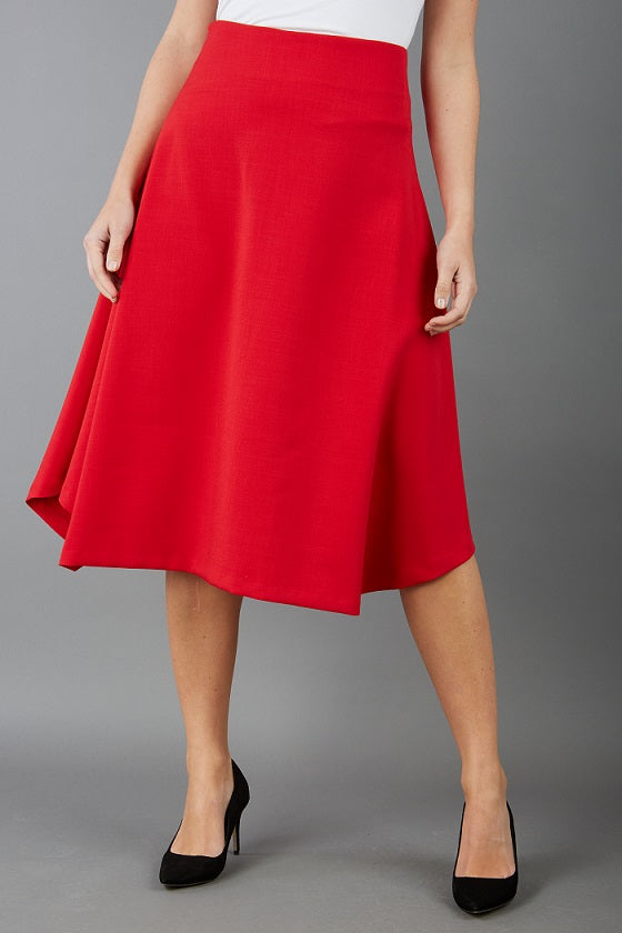 Highfield Asymmetric A-line Midi Skirt – Diva Catwalk, image 6