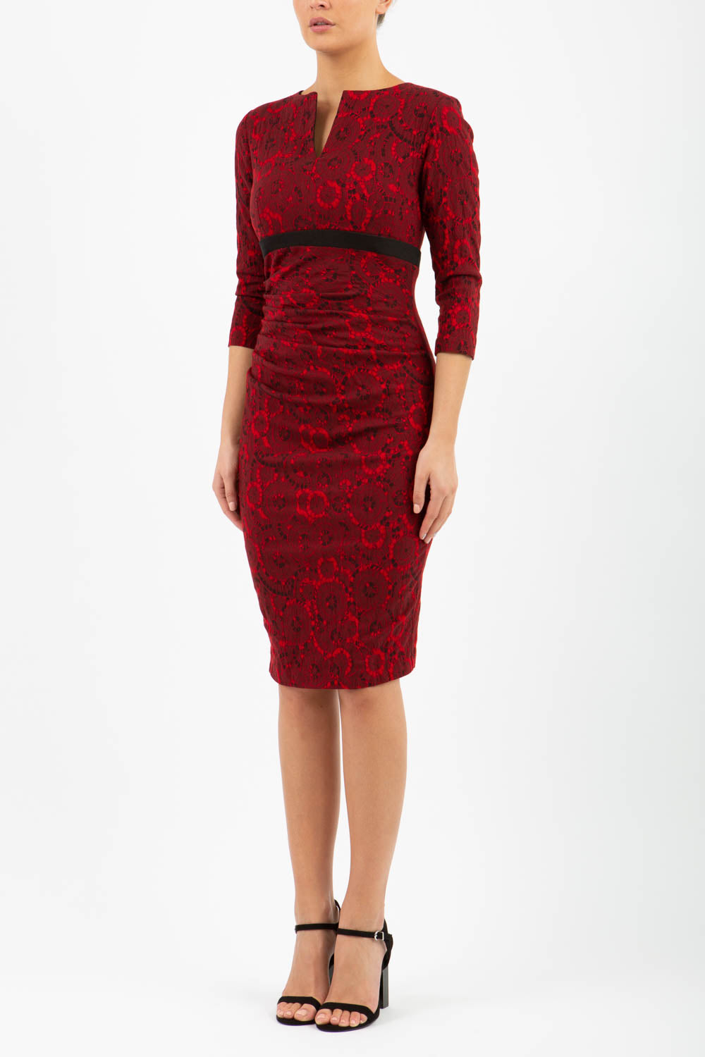 Nadia Circle Jacquard Dress – Diva Catwalk, image 8