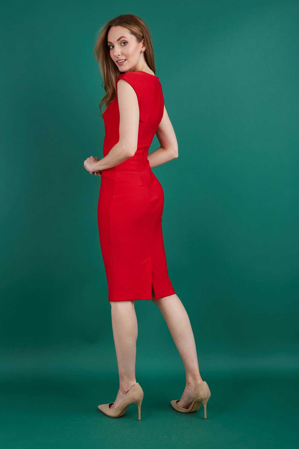 Vivian Sleeveless Pencil Dress – Diva Catwalk, image 19