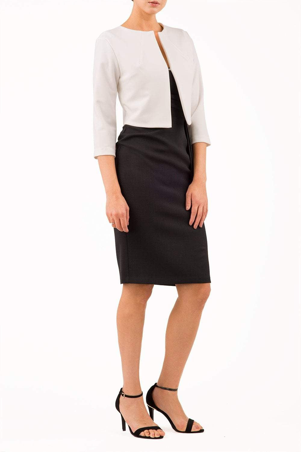 Weston Sleeved Bolero in Ivory – Diva Catwalk, image 17