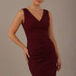 Banbury Sleeveless Pencil Dress -(Merlot Red)
