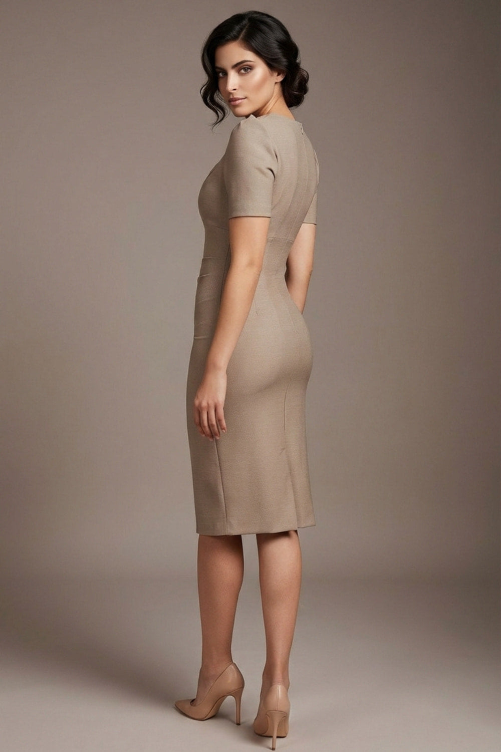 Seed Fitzrovia Short Sleeve Pencil Dress