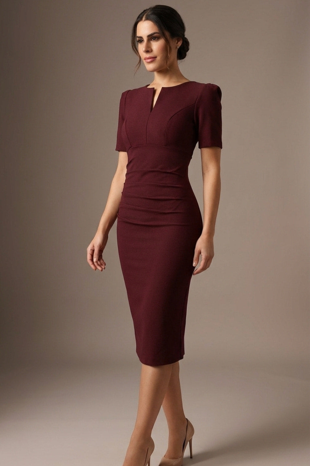 Seed Fitzrovia Short Sleeve Pencil Dress