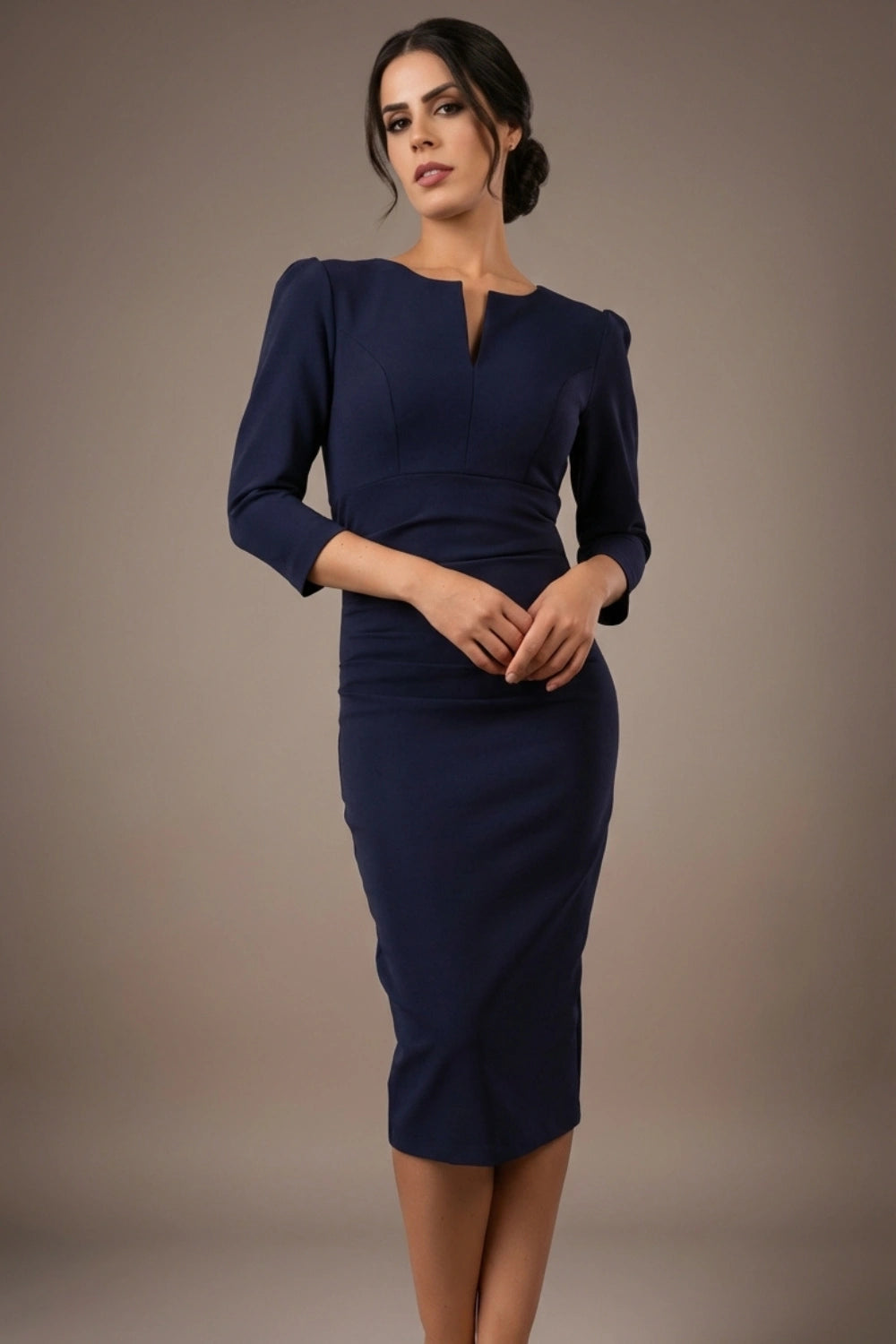 Seed Fitzrovia 3/4 Sleeve Pencil Dress 