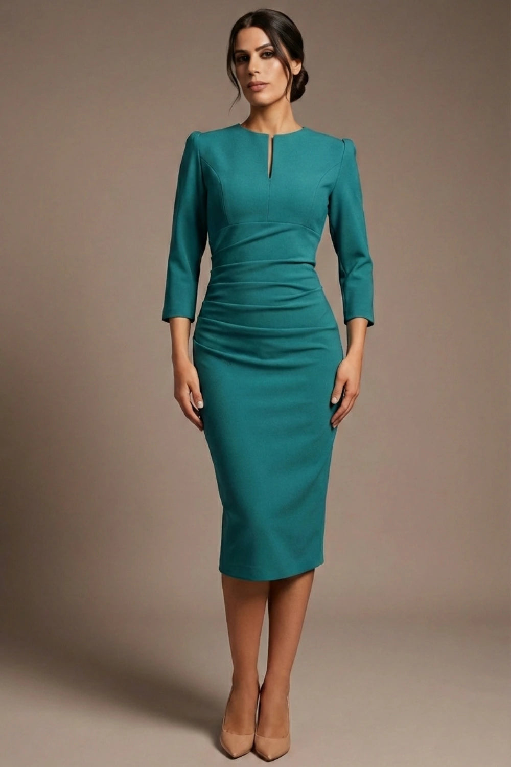 Seed Fitzrovia 3/4 Sleeve Pencil Dress 