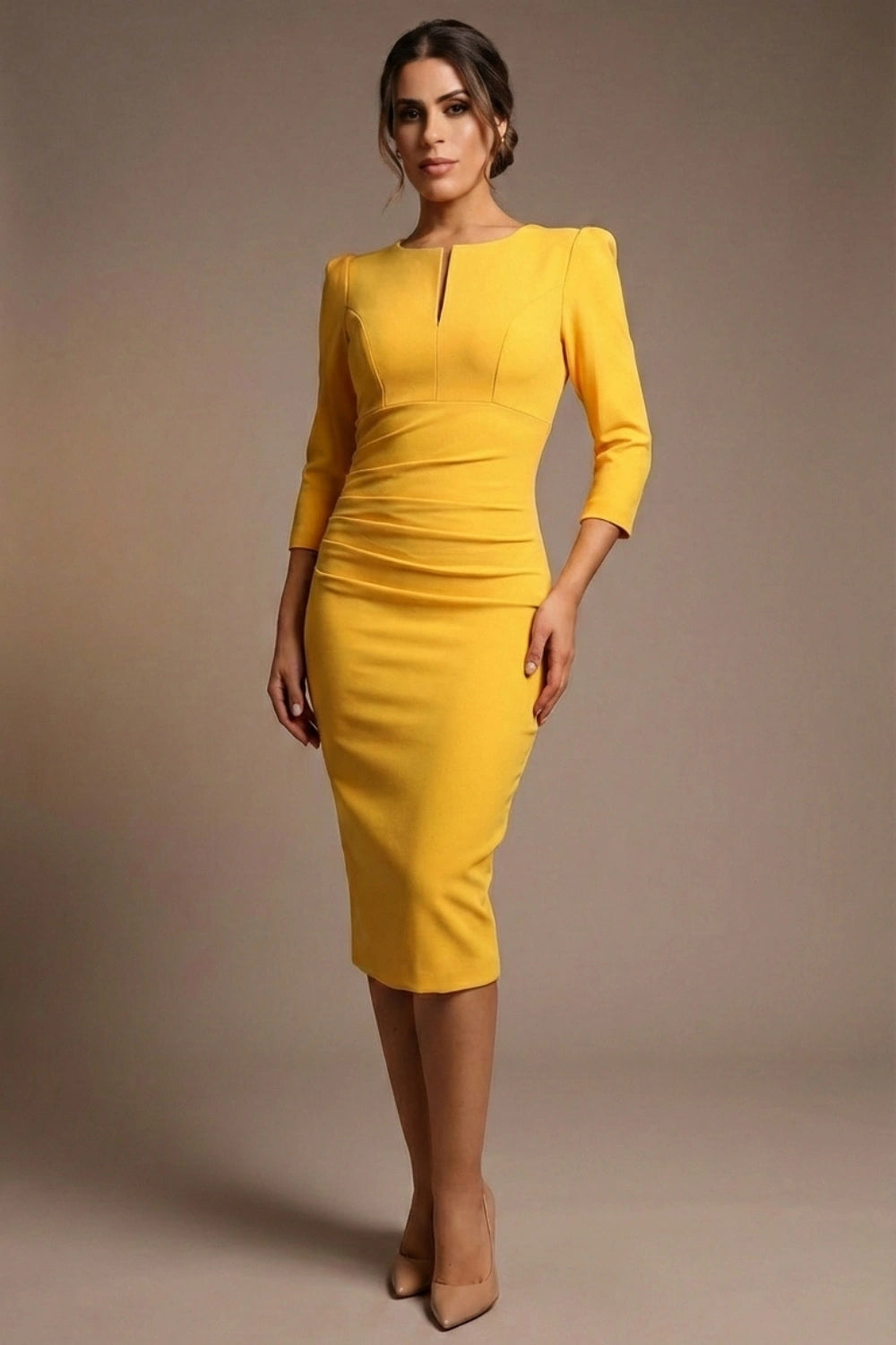 Seed Fitzrovia 3/4 Sleeve Pencil Dress 