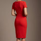 Donna Short Sleeved Pencil Dress – detail