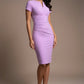 Donna Short Sleeved Pencil Dress – detail