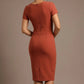 Donna Short Sleeved Pencil Dress – detail