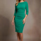 York 3/4 Sleeve Pencil Dress 