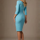 York 3/4 Sleeve Pencil Dress 