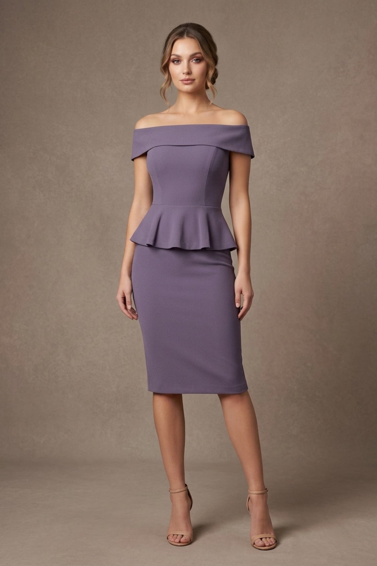 Moonlight Off Shoulder Peplum Dress – Diva Catwalk, image 5