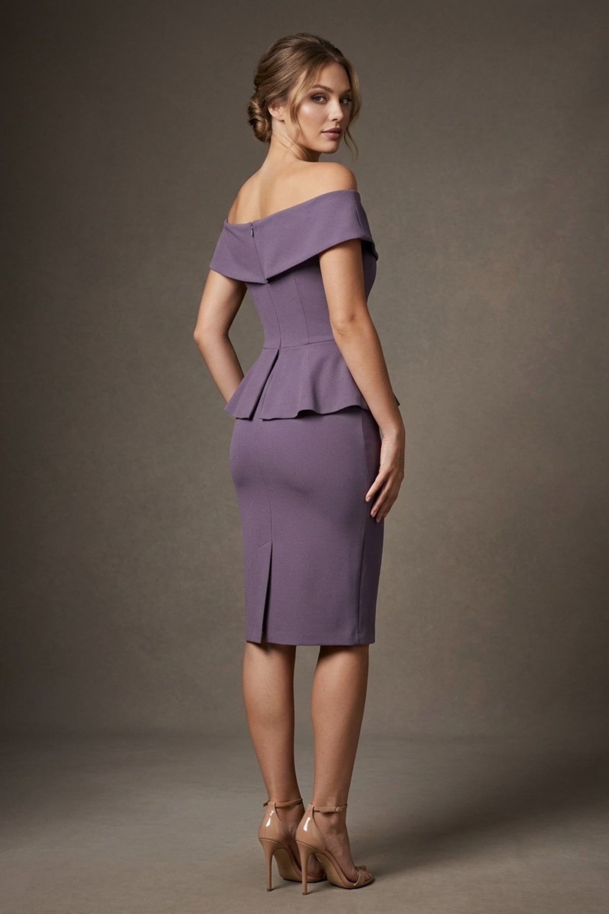 Moonlight Off Shoulder Peplum Dress – Diva Catwalk, image 6