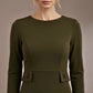 Seed Gresham 3/4 Sleeve Knee Length A-Line Dress 