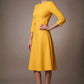 Seed Gresham 3/4 Sleeve Knee Length A-Line Dress 