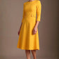 Seed Gresham 3/4 Sleeve Knee Length A-Line Dress 