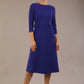 Seed Gresham 3/4 Sleeve Knee Length A-Line Dress 