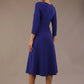 Seed Gresham 3/4 Sleeve Knee Length A-Line Dress 