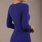 Seed Gresham 3/4 Sleeve Knee Length A-Line Dress 