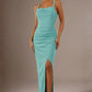 Sabrina Maxi Dress in Turquoise – detail