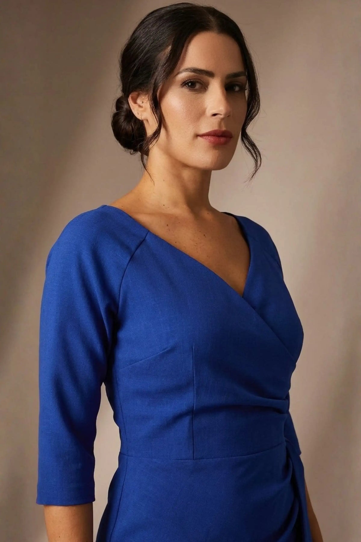 Bronwen 3/4 sleeved Tie Pencil Dress – Diva Catwalk, image 17
