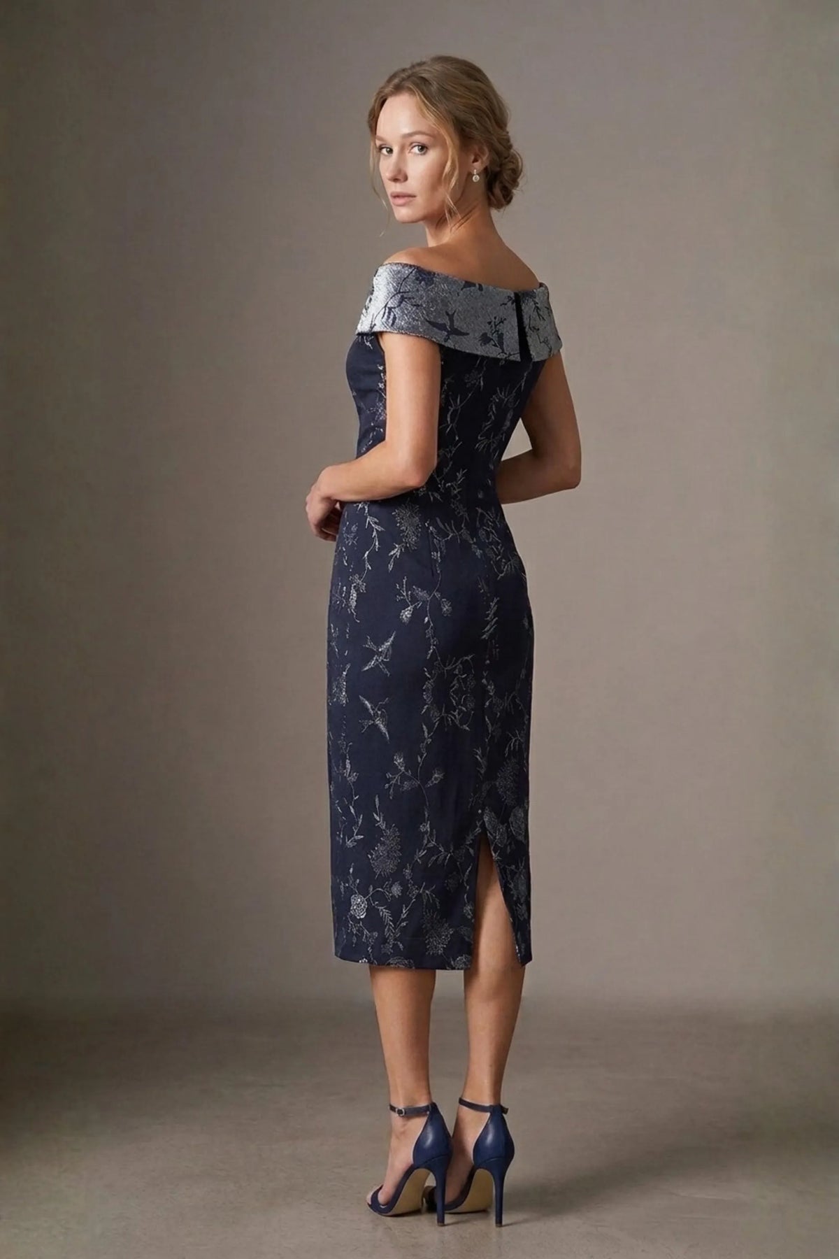 Florence Off Shoulder Pencil dress