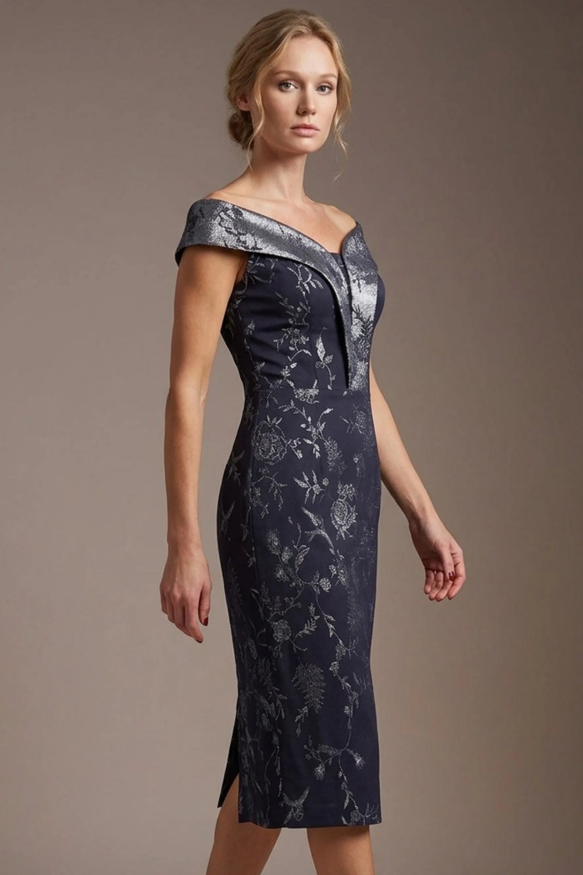 Florence Off Shoulder Pencil dress