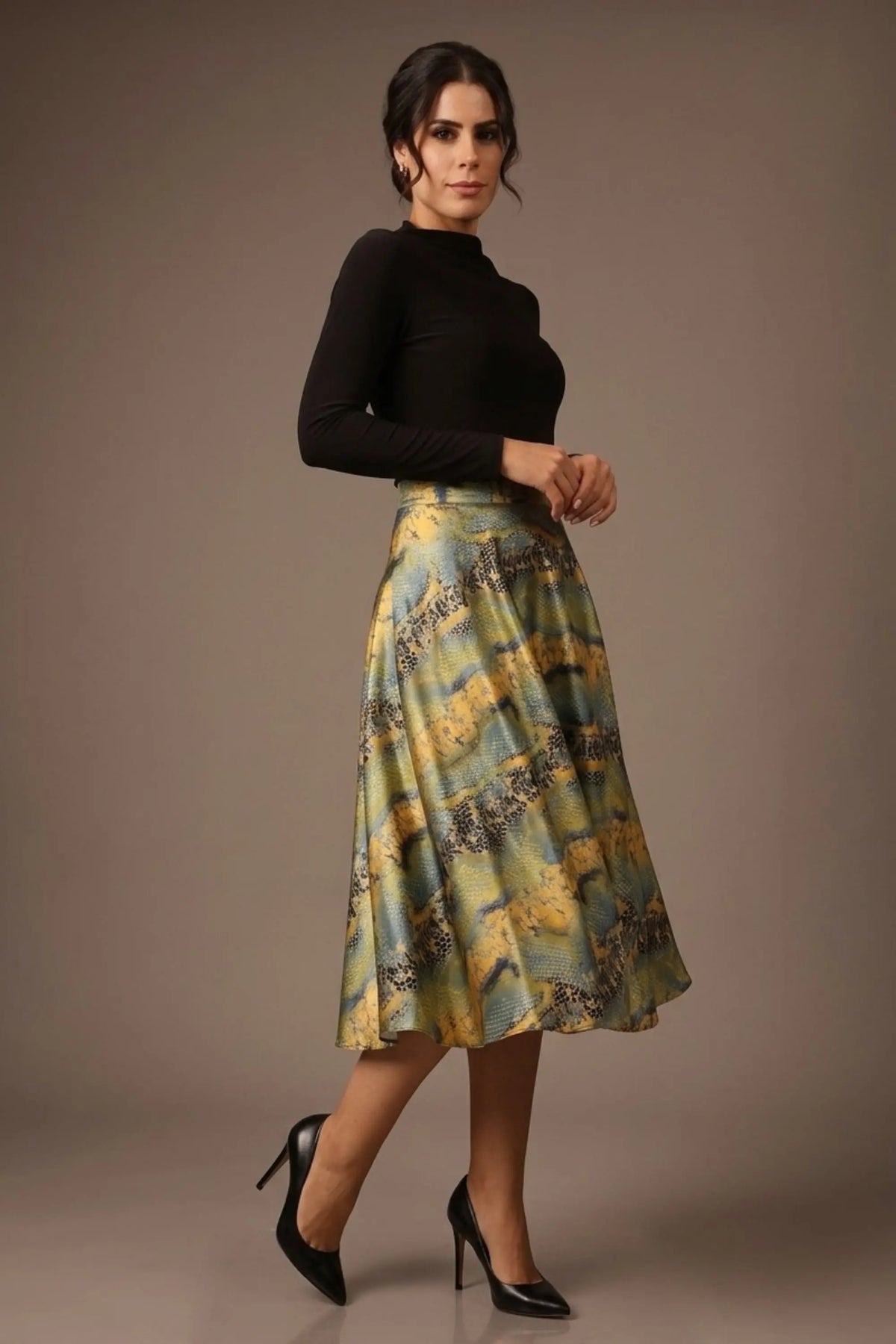 Gwendolyn Midi Length Skirt – Diva Catwalk, image 8