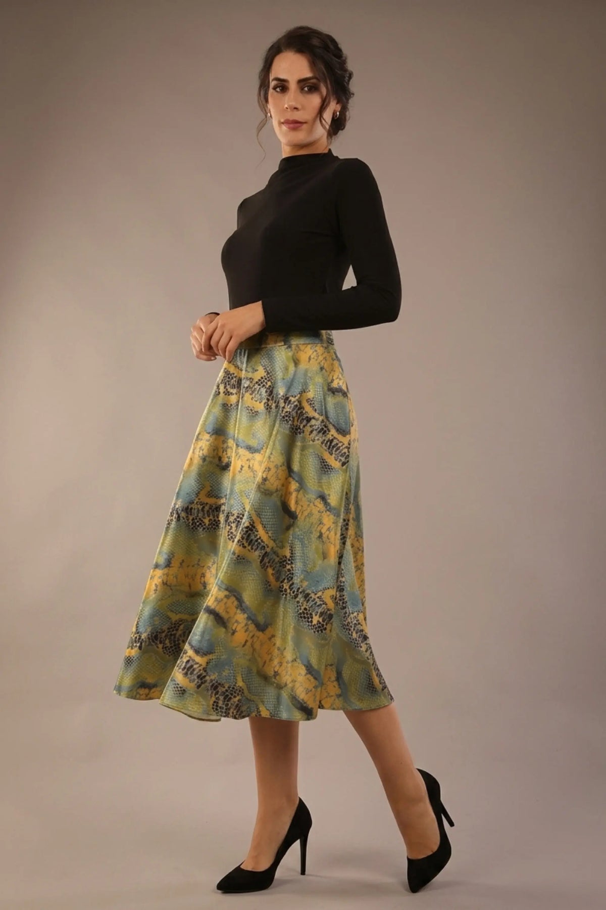 Gwendolyn Midi Length Skirt – Diva Catwalk, image 7