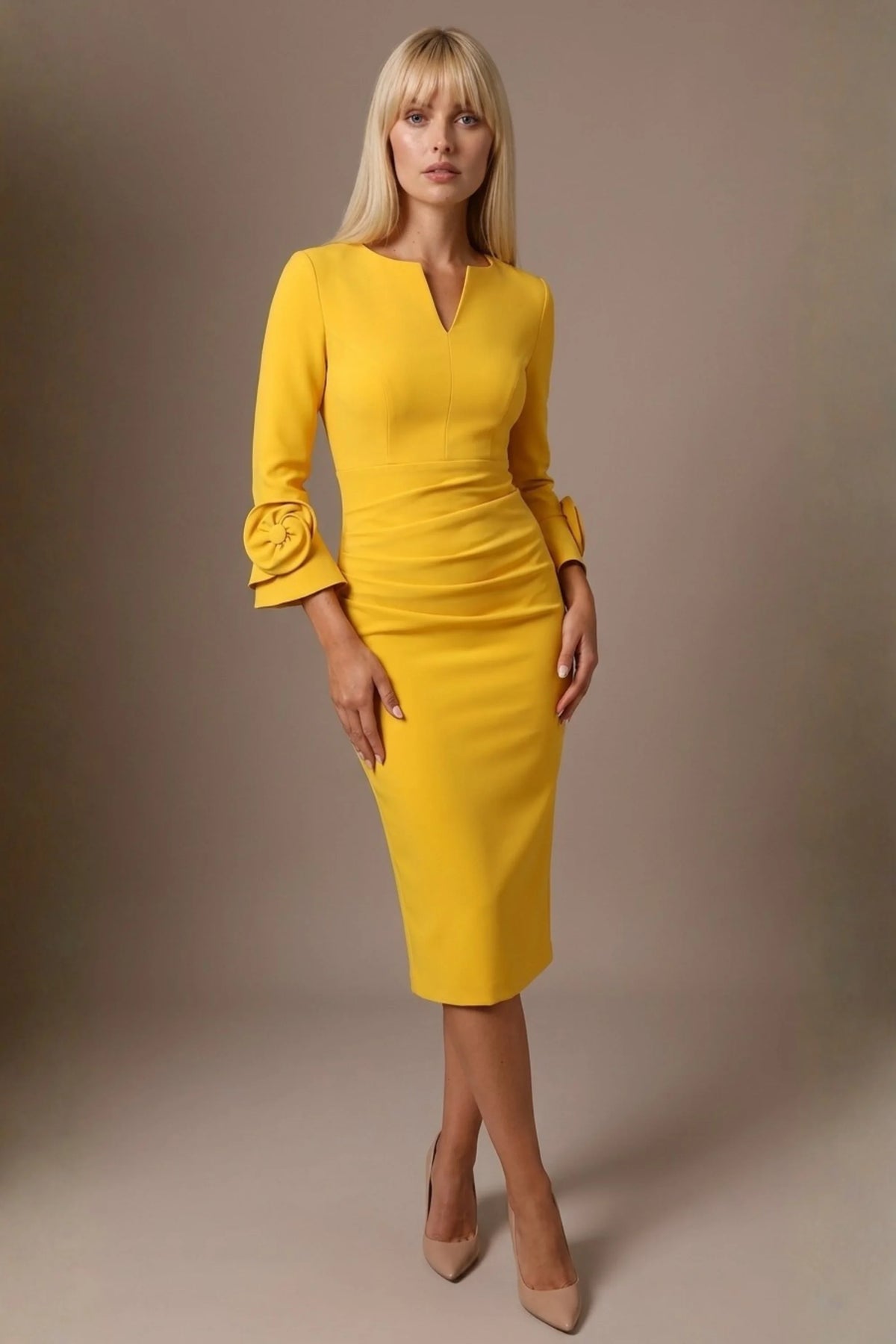 Seed Cicely Rosette Cuff Dress – Diva Catwalk, image 4