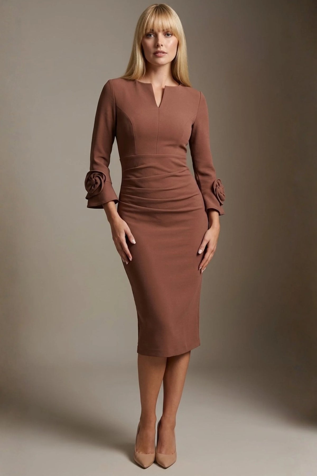 Seed Cicely Rosette Cuff Dress – Diva Catwalk, image 3