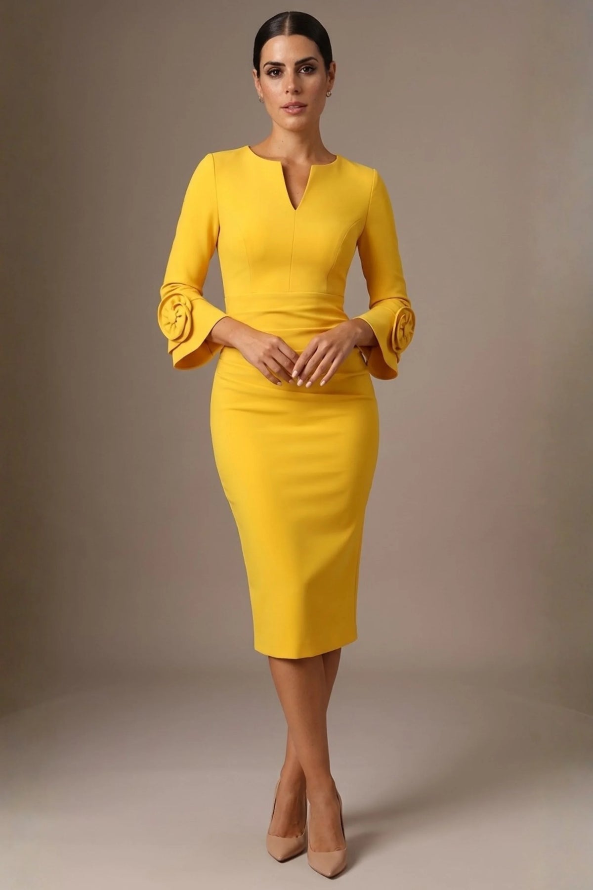 Seed Cicely Rosette Cuff Dress – Diva Catwalk, image 7
