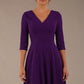 Fabienne 3/4 sleeved A-line Dress with pockets 