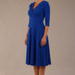 Fabienne 3/4 sleeved A-line Dress with pockets 