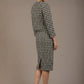 Kaira Cropped Dogtooth Stretch Jacket