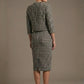 Solara Dogtooth Stretch Pencil Skirt