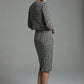 Kaira Cropped Dogtooth Stretch Jacket