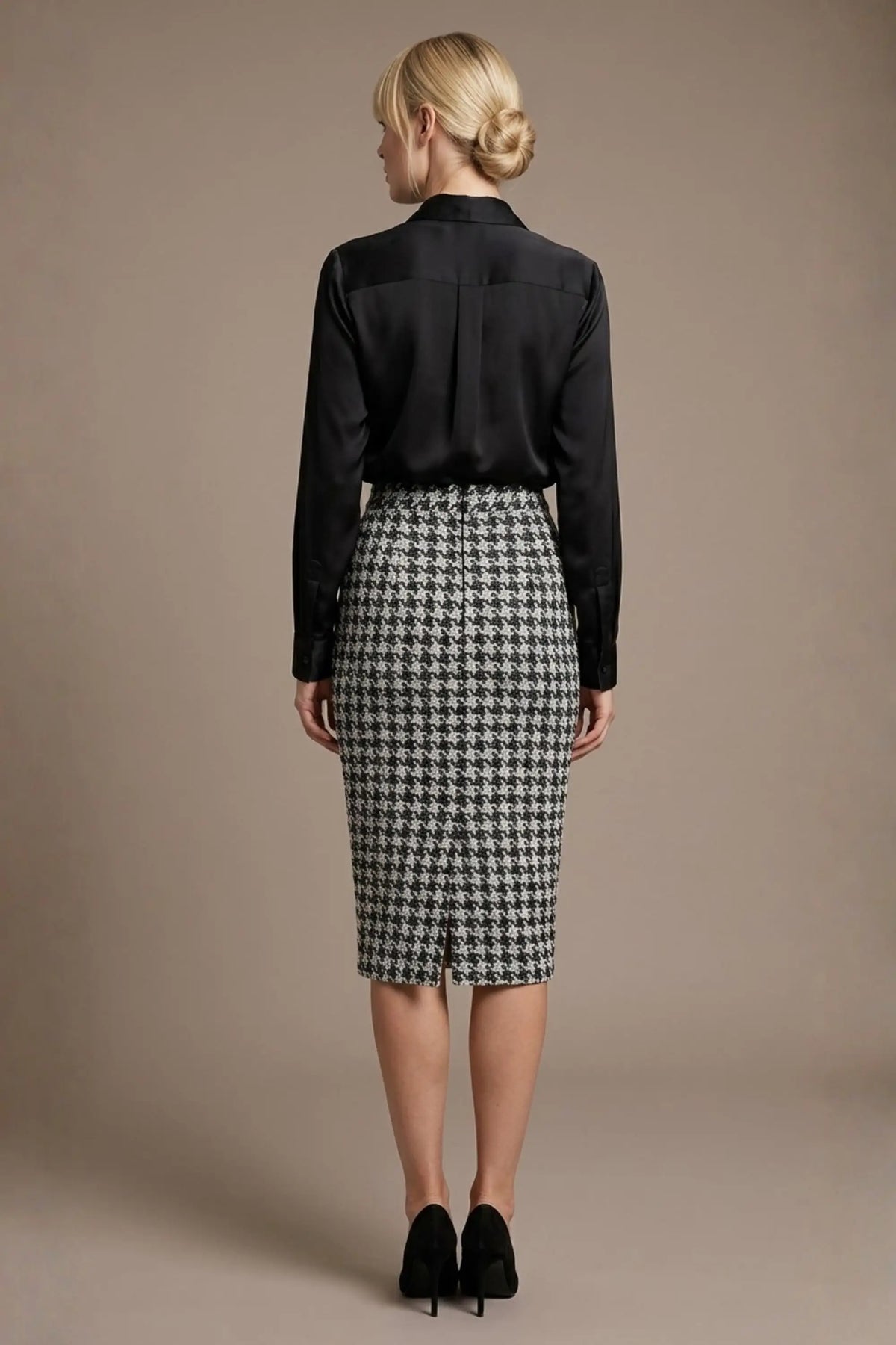Solara Dogtooth Stretch Pencil Skirt – Diva Catwalk, image 19